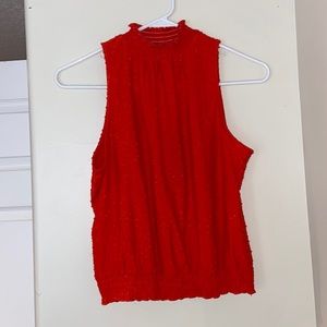 Beautiful red shirt!